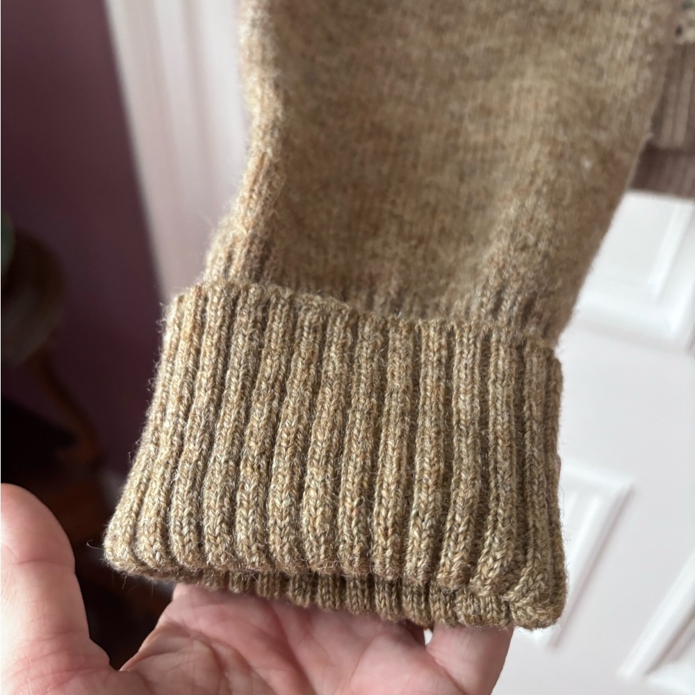 Women’s Parhurst Vintage Fair Isle 100% Shetland Wool Crew Neck Sweater Medium - Picture 3 of 11